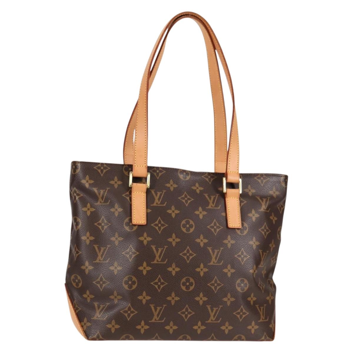 LOUIS VUITTON Monogram Cabas Piano Tote Bag M51148 LV Auth am8800V