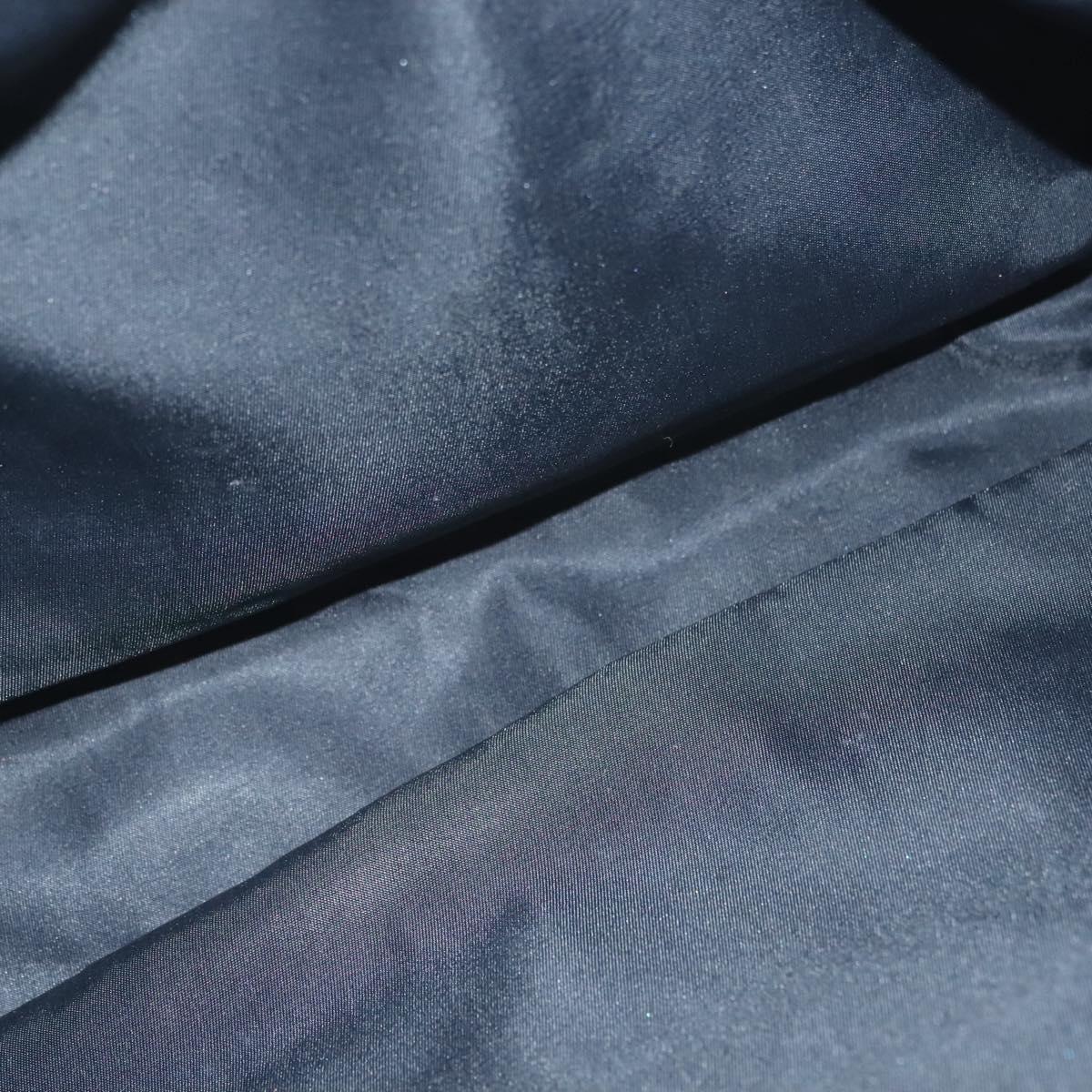 PRADA Hand Bag Nylon Black Clear Auth am8816