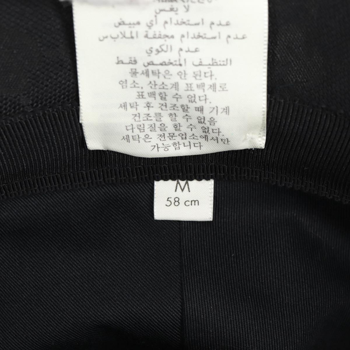 GUCCI GG Canvas Bucket Hat Black 576587 Auth am8852V