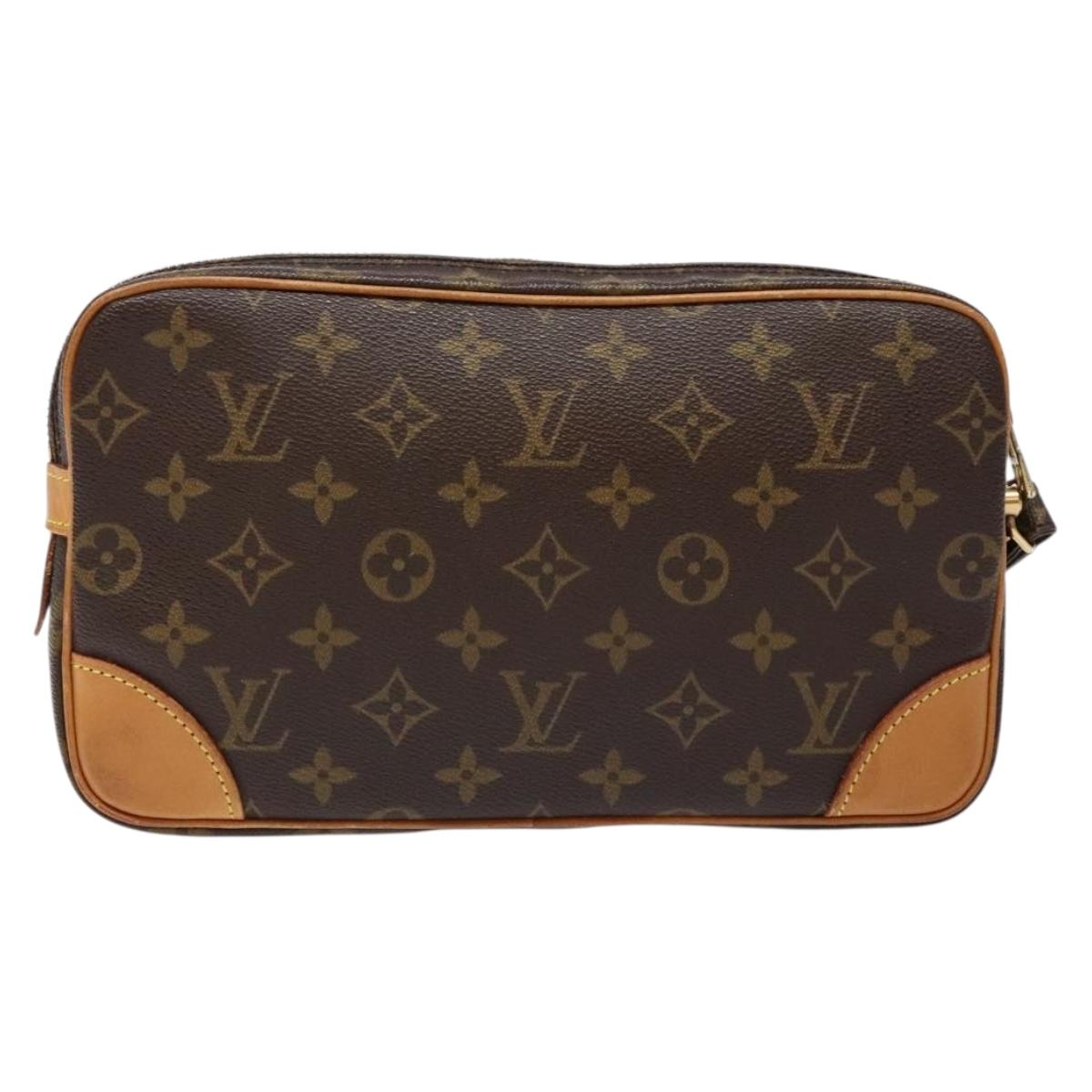 LOUIS VUITTON Monogram Marly Dragonne GM Clutch Bag M51825 LV Auth am8858