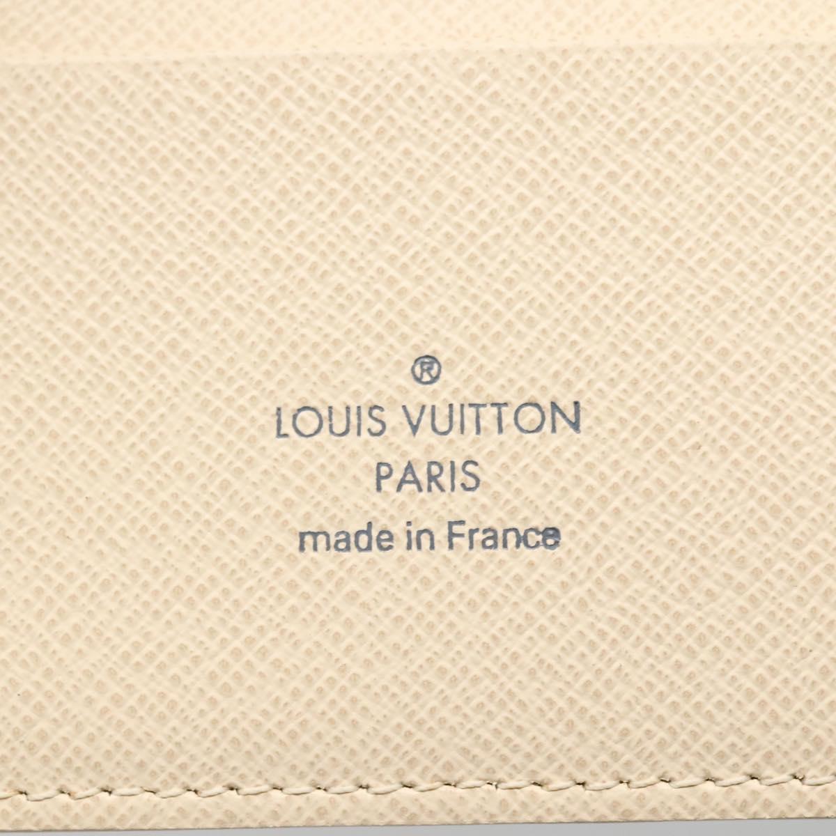 LOUIS VUITTON Damier Azur Agenda GM Day Planner Cover R20708 LV Auth am8863V