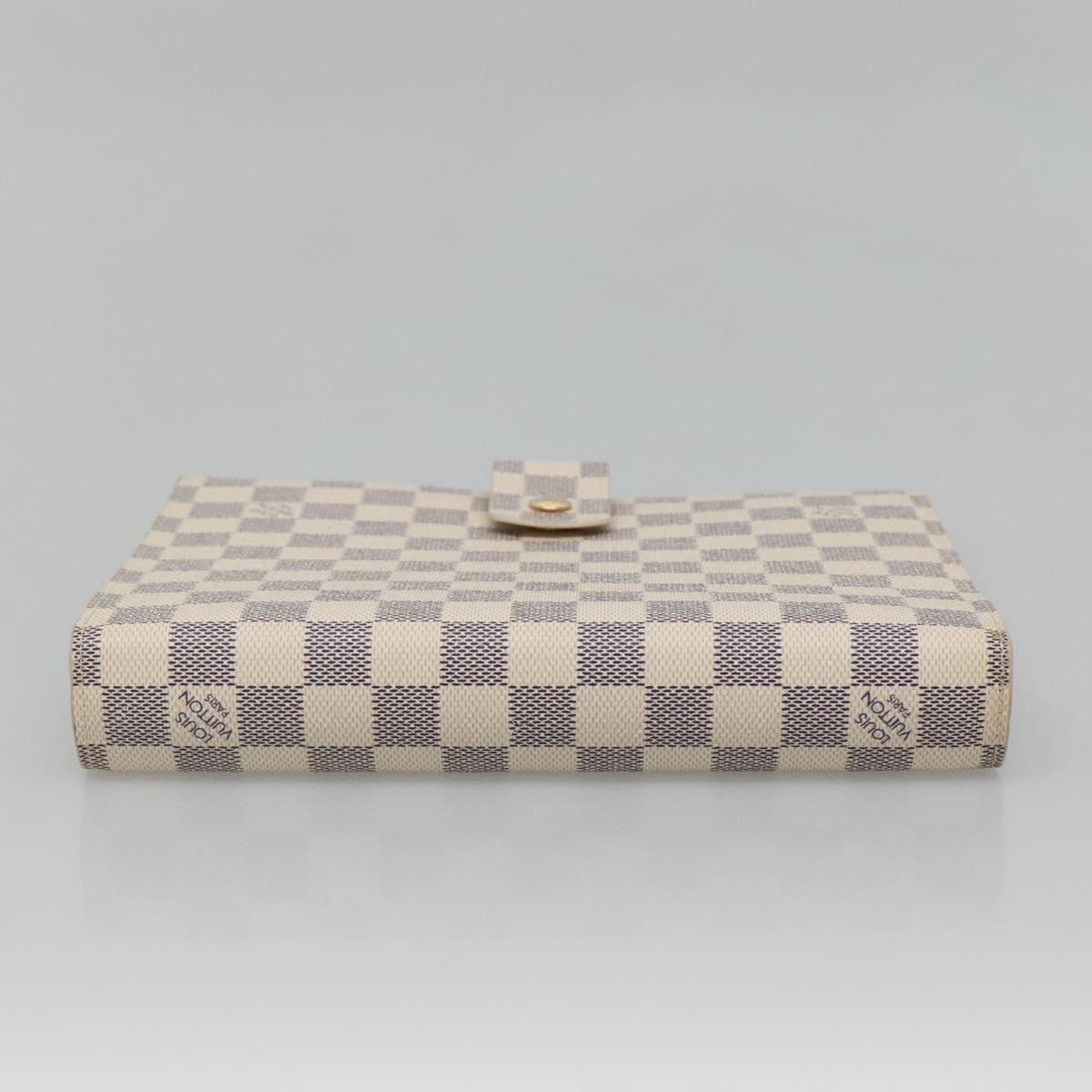 LOUIS VUITTON Damier Azur Agenda GM Day Planner Cover R20708 LV Auth am8863V