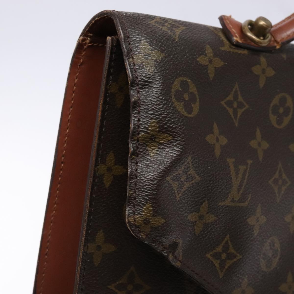 LOUIS VUITTON Monogram Porte Documents Bandouliere Bag M53338 LV Auth am8908