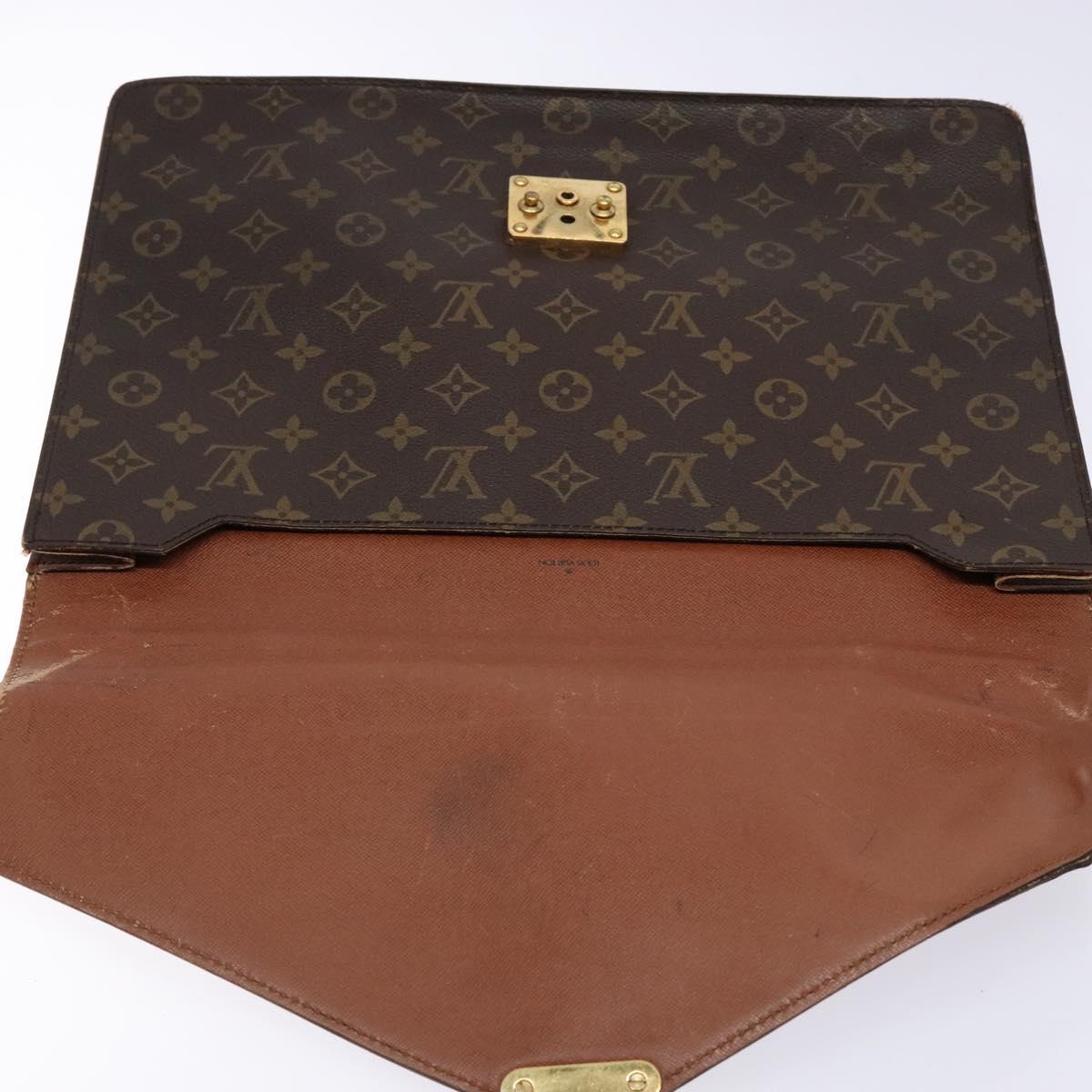 LOUIS VUITTON Monogram Porte Documents Bandouliere Bag M53338 LV Auth am8908
