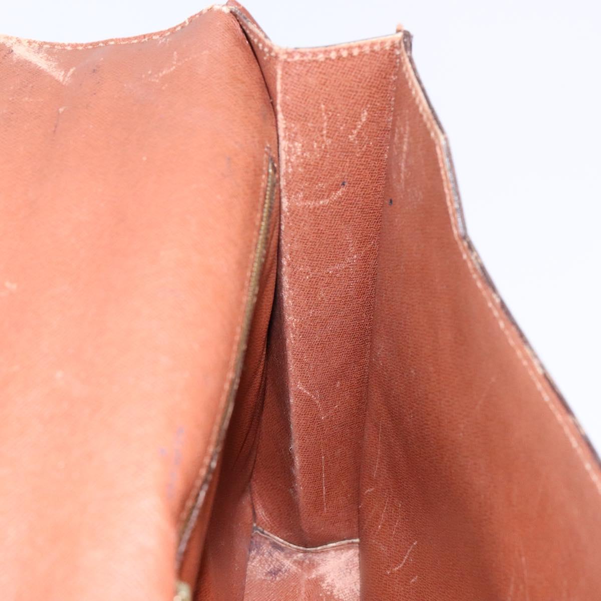 LOUIS VUITTON Monogram Porte Documents Bandouliere Bag M53338 LV Auth am8908