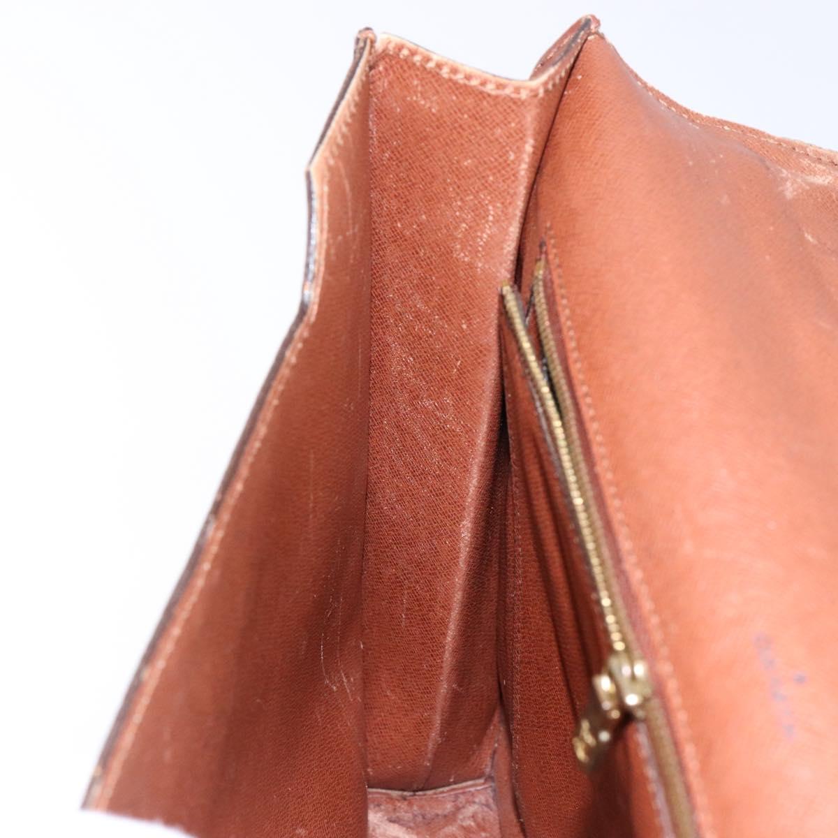 LOUIS VUITTON Monogram Porte Documents Bandouliere Bag M53338 LV Auth am8908