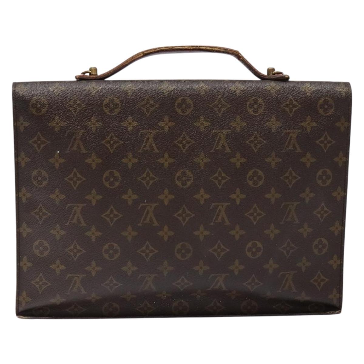 LOUIS VUITTON Monogram Porte Documents Bandouliere Bag M53338 LV Auth am8908