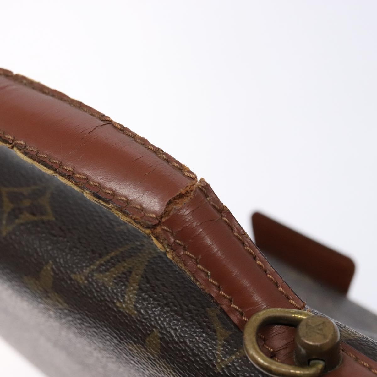LOUIS VUITTON Monogram Porte Documents Bandouliere Bag M53338 LV Auth am8908