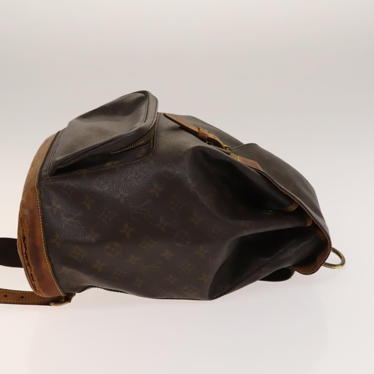 LOUIS VUITTON Monogram Montsouris GM Backpack M51135 LV Auth am8909