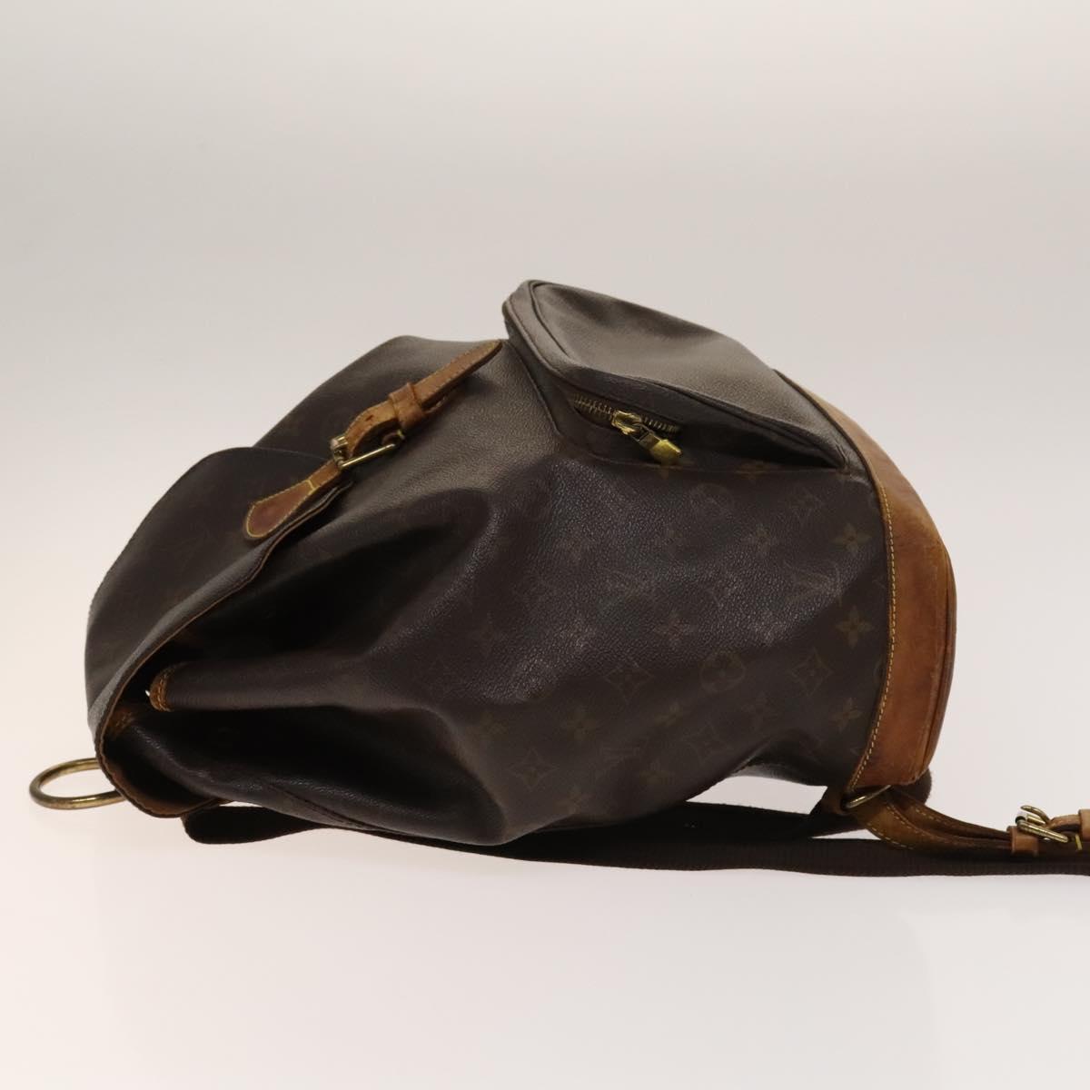 LOUIS VUITTON Monogram Montsouris GM Backpack M51135 LV Auth am8909