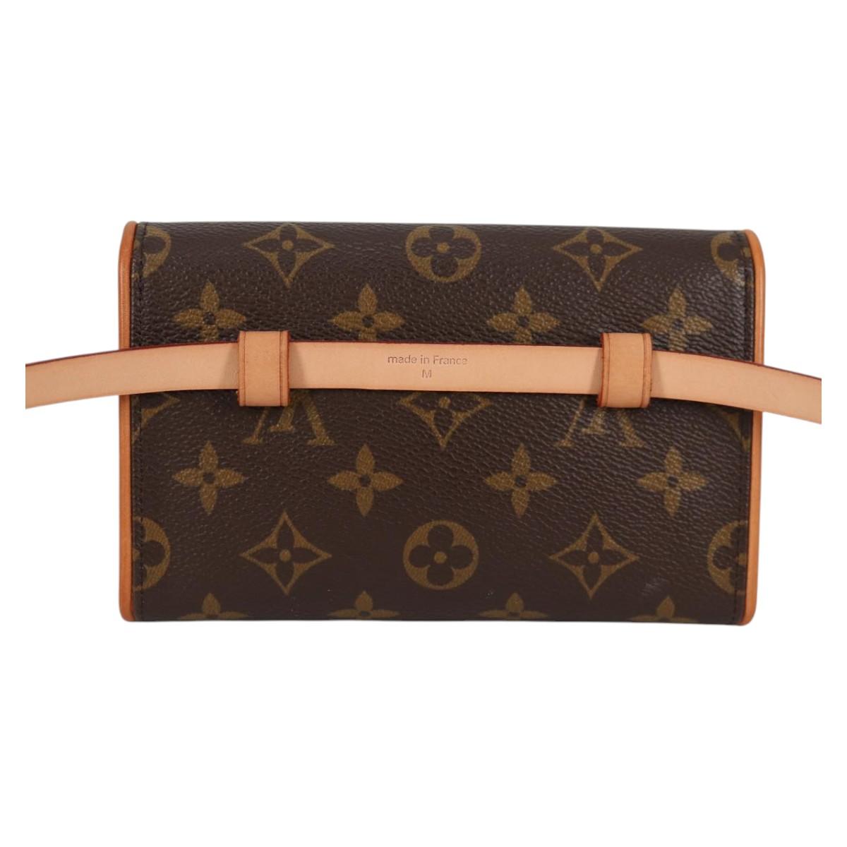 LOUIS VUITTON Monogram Pochette Florentine Waist Bag M51855 LV Auth am8911V