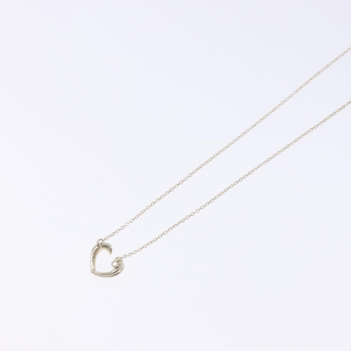 TIFFANY&Co. New Tenderness Heart Necklace Ag925 Silver Auth am8918