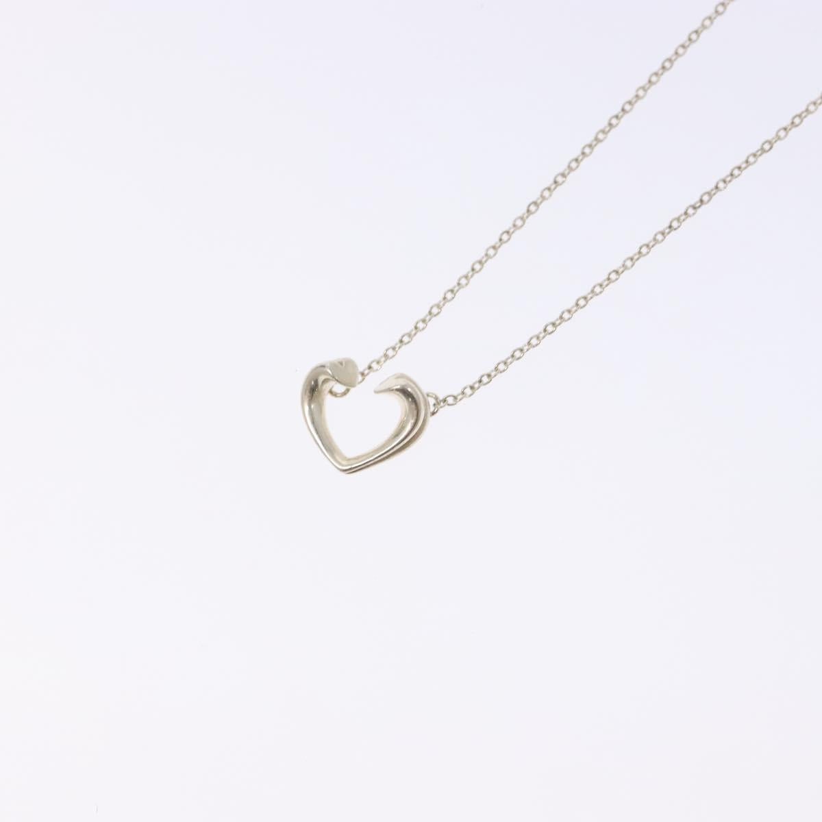 TIFFANY&Co. New Tenderness Heart Necklace Ag925 Silver Auth am8918