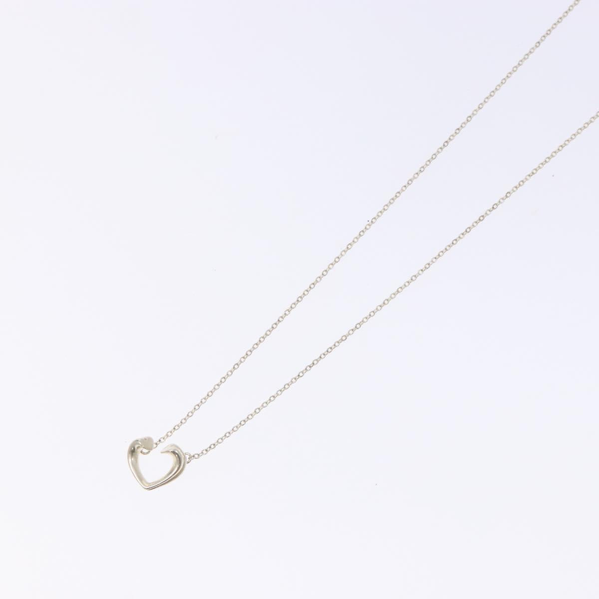 TIFFANY&Co. New Tenderness Heart Necklace Ag925 Silver Auth am8918