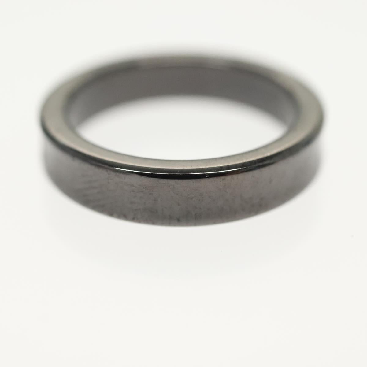 TIFFANY&Co. Ring Titanium Black Auth am8922V