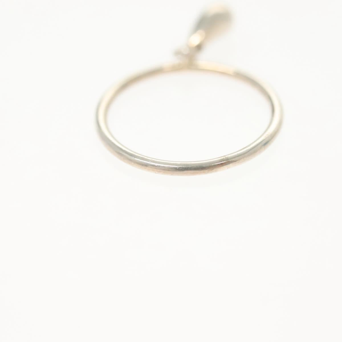 TIFFANY&Co. Teardrop Ring Ag925 Silver Auth am8924