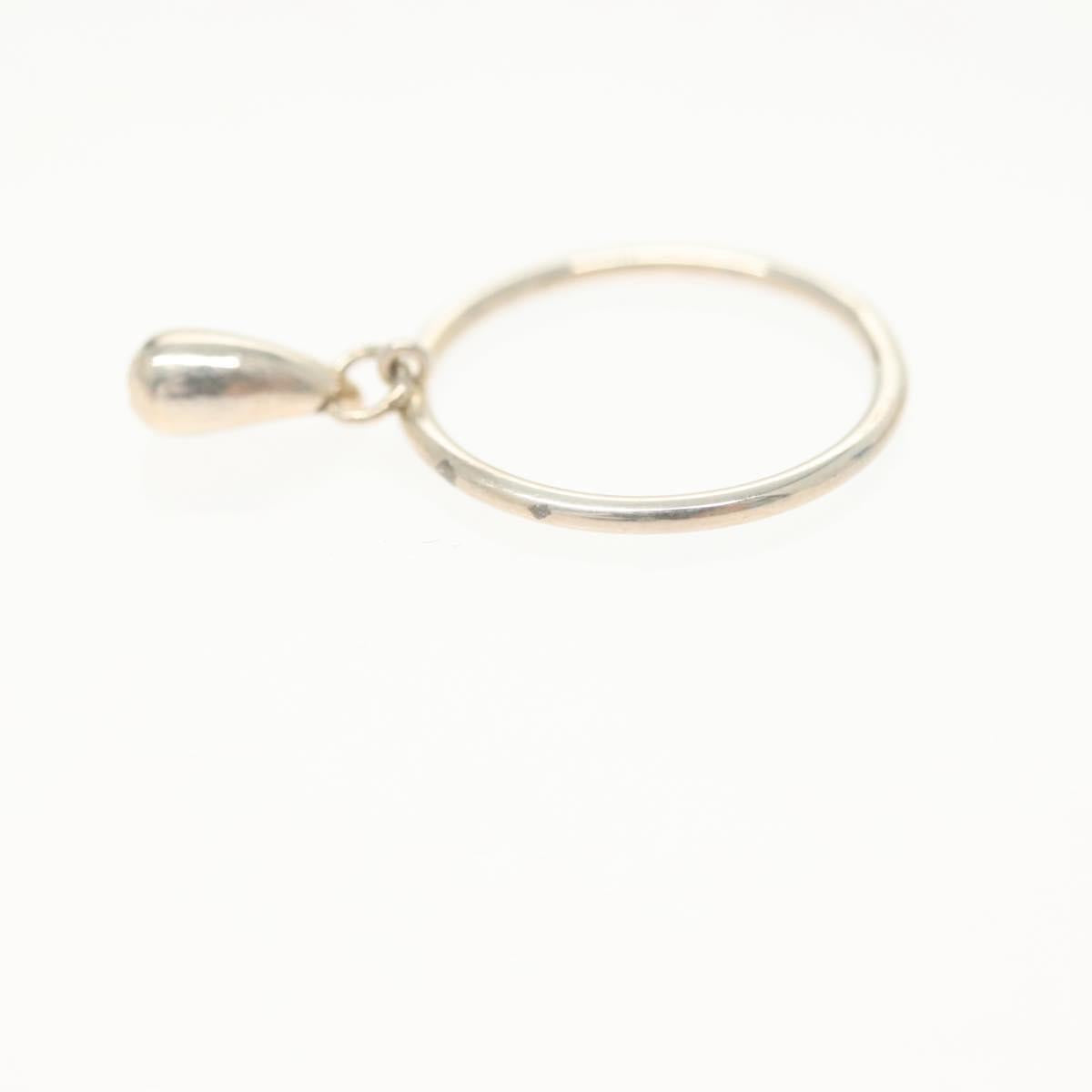 TIFFANY&Co. Teardrop Ring Ag925 Silver Auth am8924