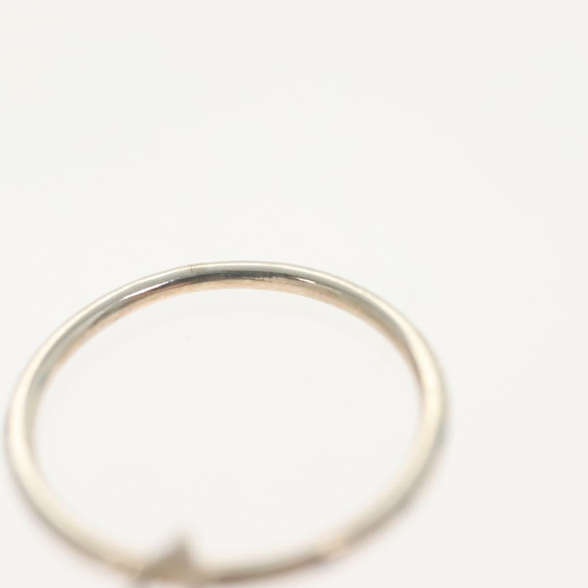 TIFFANY&Co. Teardrop Ring Ag925 Silver Auth am8924