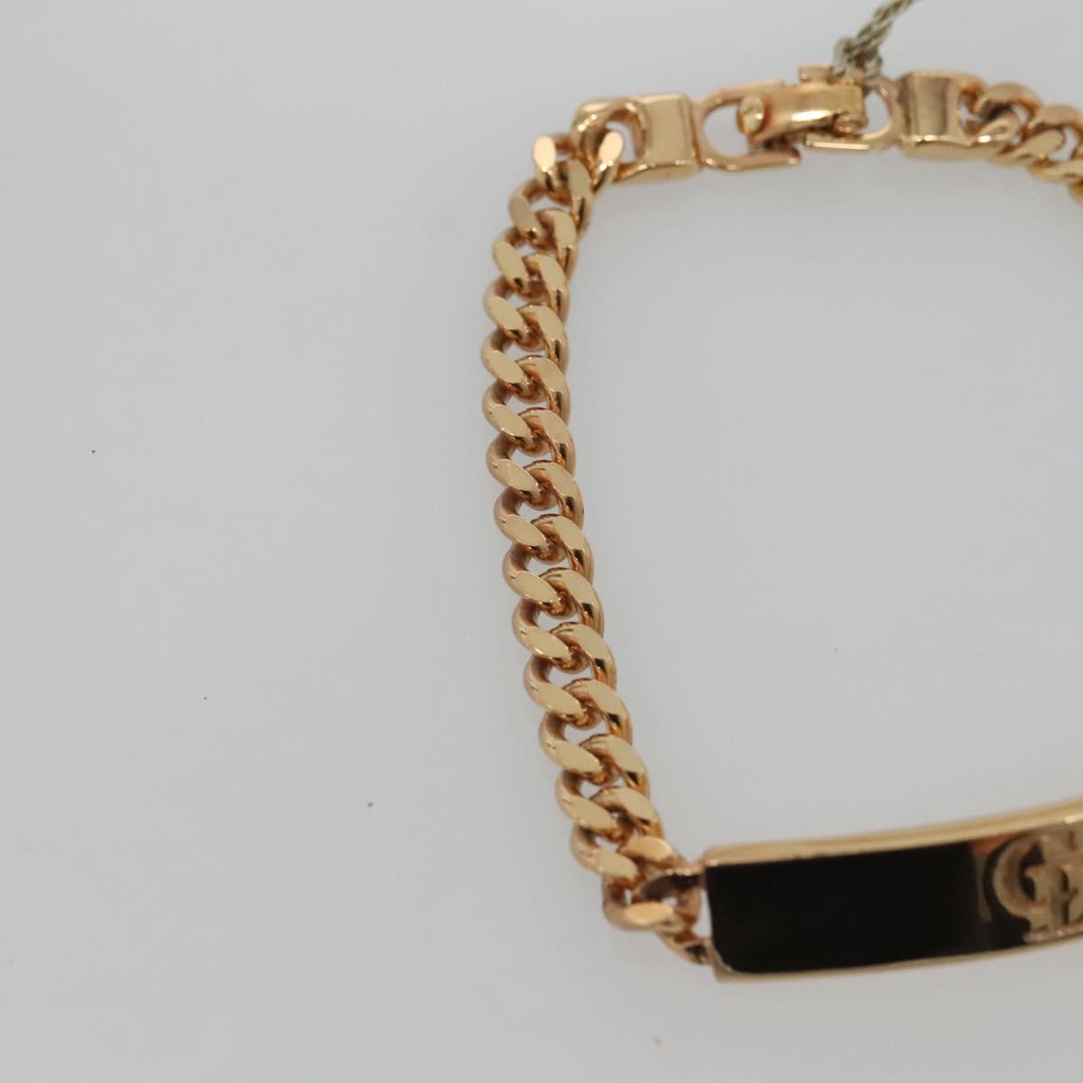 Christian Dior Bracelet Metal Gold Auth am8931