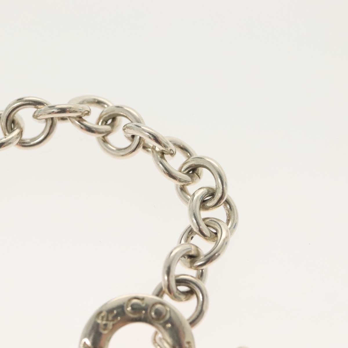 TIFFANY&Co. Toggle heart Bracelet Ag925 Silver Auth am8933V