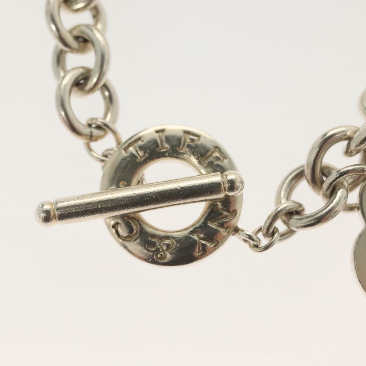 TIFFANY&Co. Toggle heart Bracelet Ag925 Silver Auth am8933V