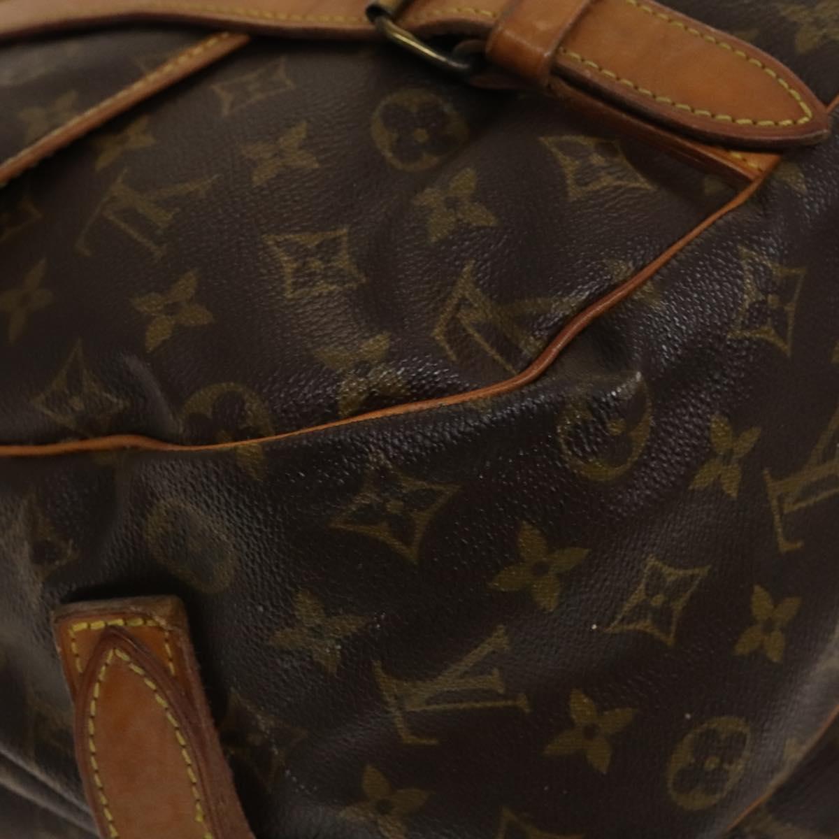 LOUIS VUITTON Monogram Saumur 43 Shoulder Bag M42252 LV Auth am8948