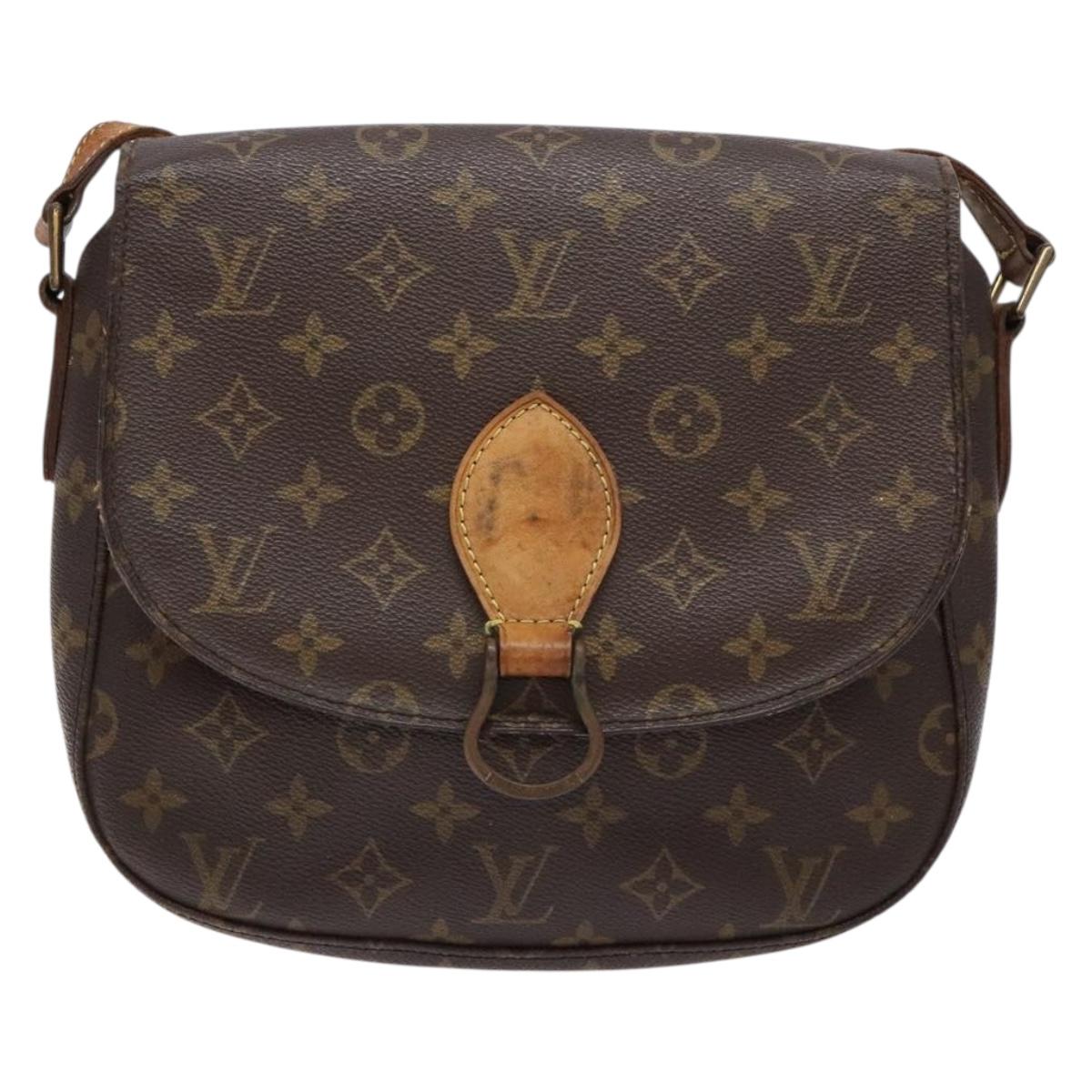 LOUIS VUITTON Monogram Saint Cloud GM Shoulder Bag M51242 LV Auth am8972