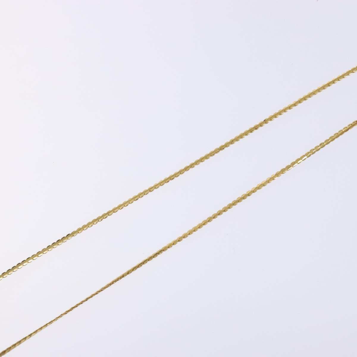 GIVENCHY Necklace Metal Gold Auth am8988