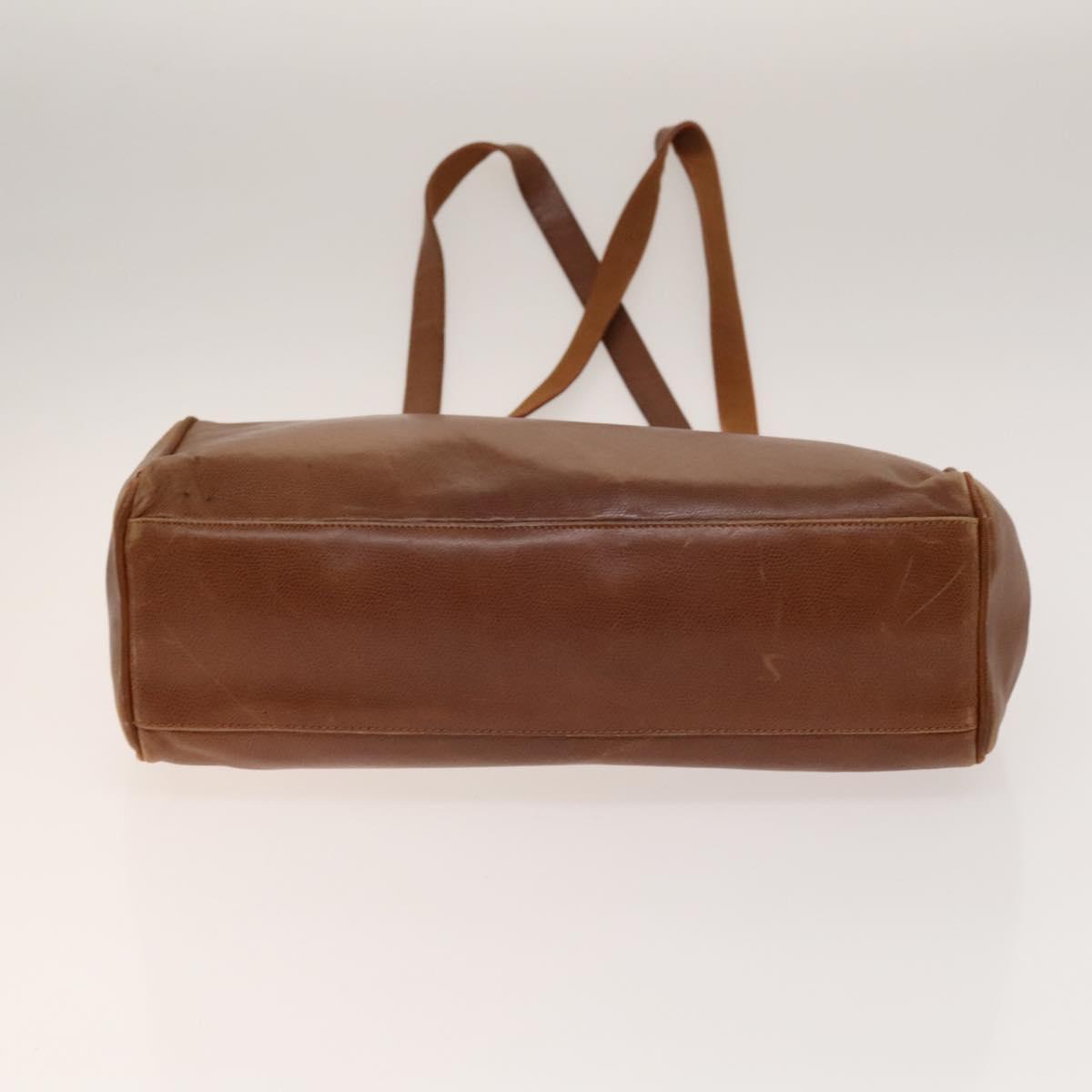 Salvatore Ferragamo Vala Shoulder Bag Leather 2Set Brown Auth am8995
