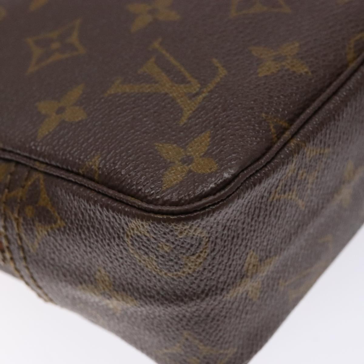 LOUIS VUITTON Monogram Trousse Toilette 23 Clutch Bag M47524 LV Auth am8996