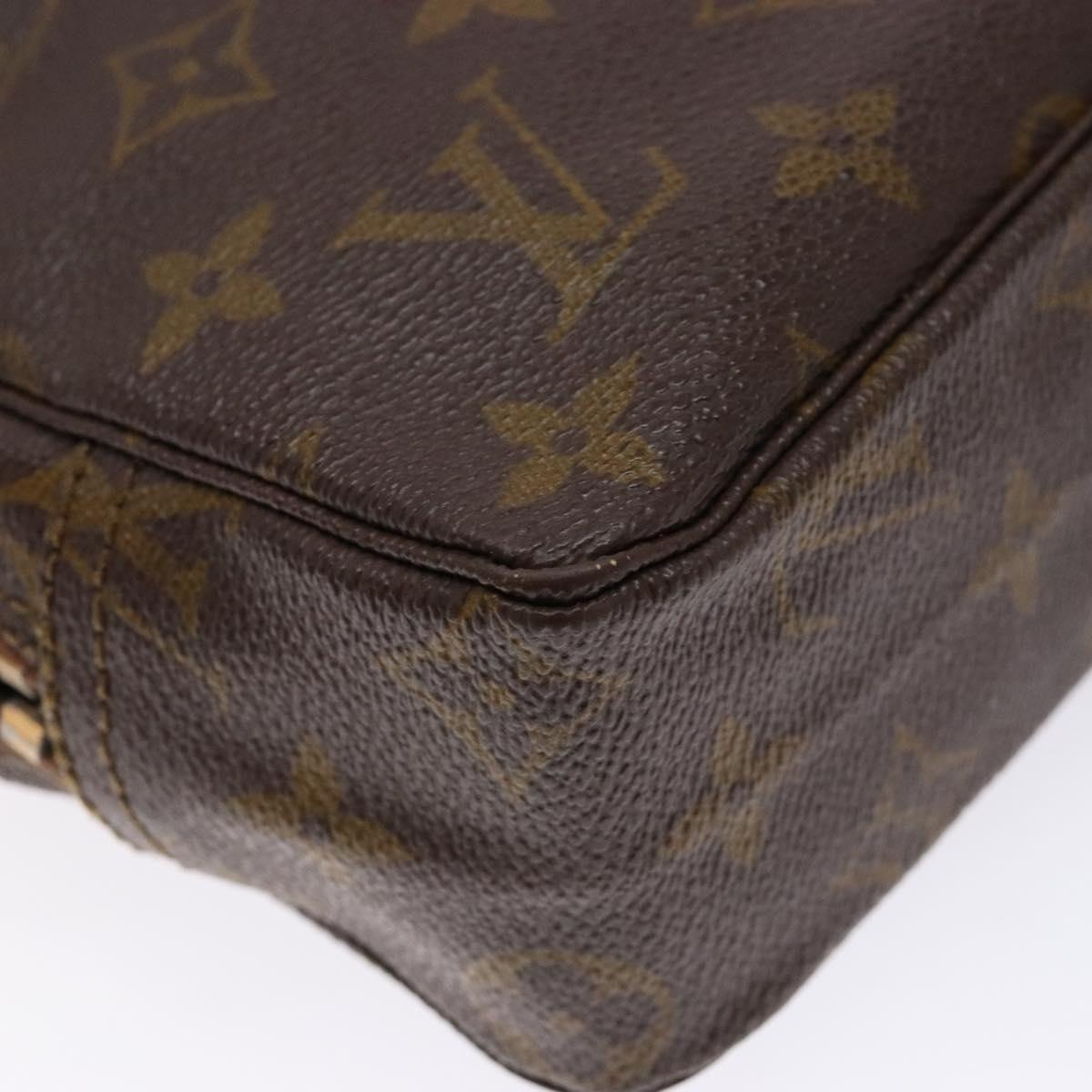LOUIS VUITTON Monogram Trousse Toilette 23 Clutch Bag M47524 LV Auth am8996
