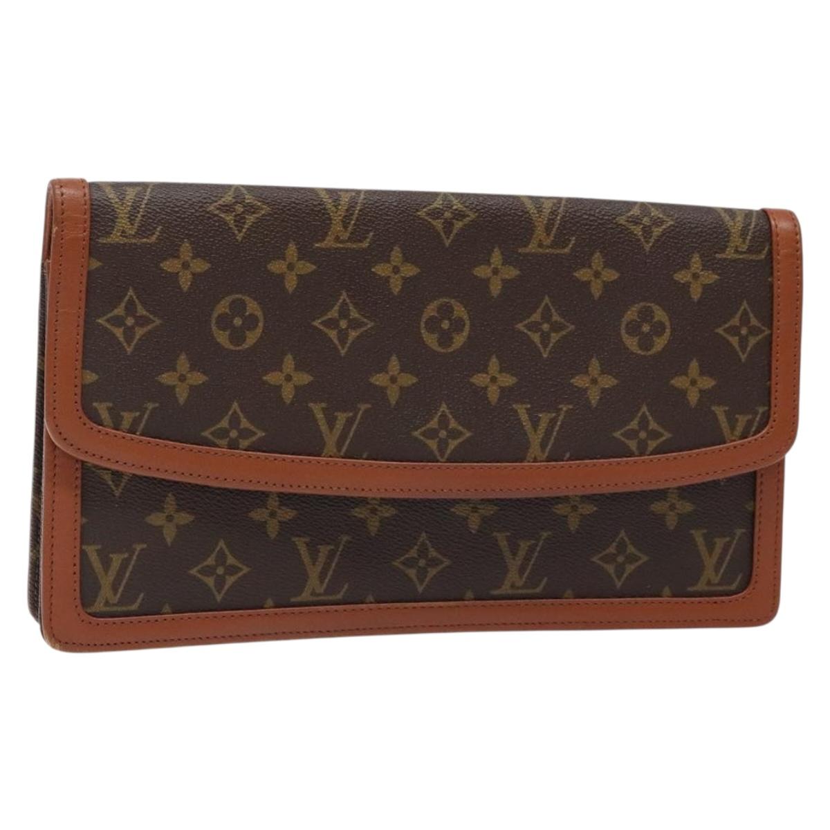 LOUIS VUITTON Monogram Pochette Dam GM Clutch Bag M51810 LV Auth am8998