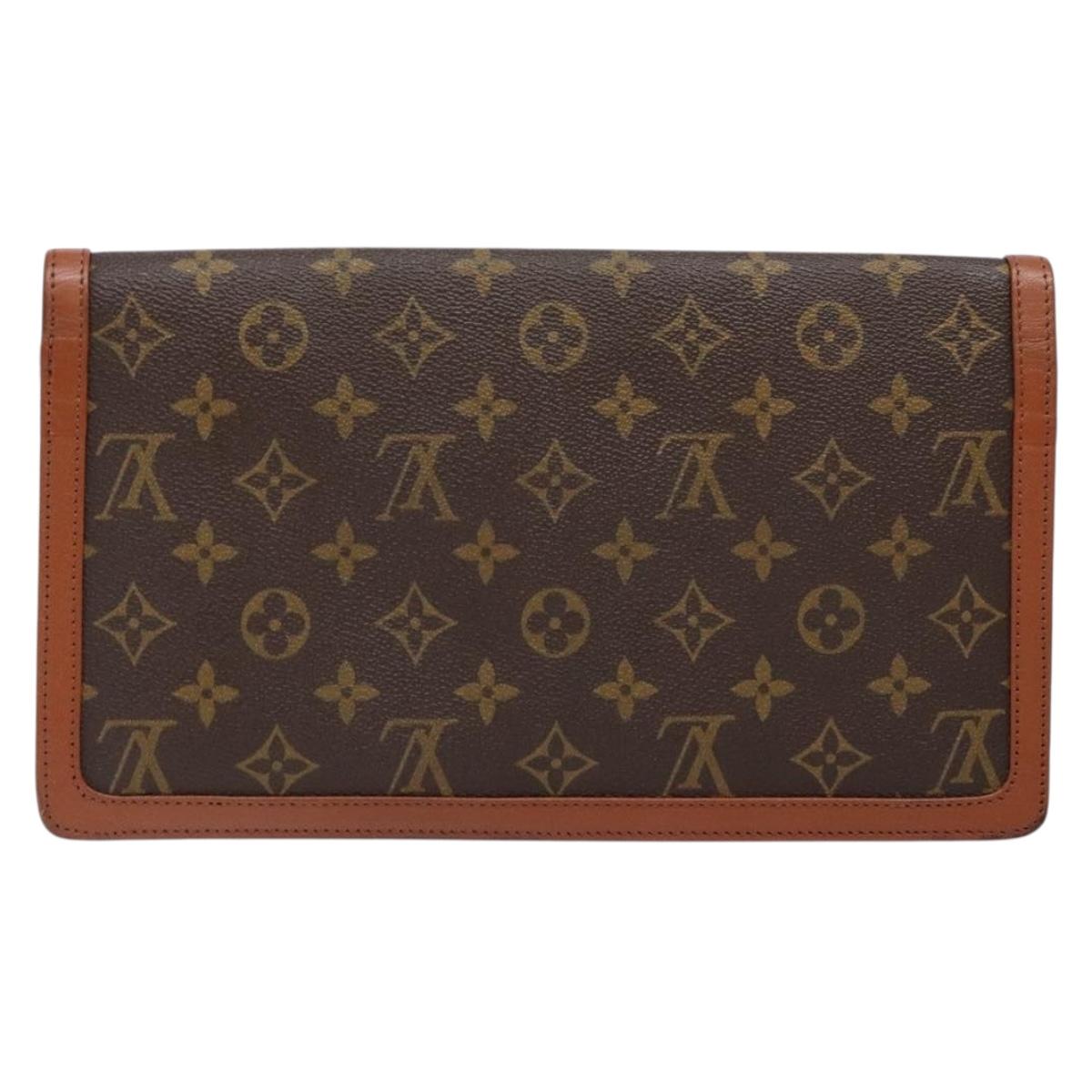 LOUIS VUITTON Monogram Pochette Dam GM Clutch Bag M51810 LV Auth am8998