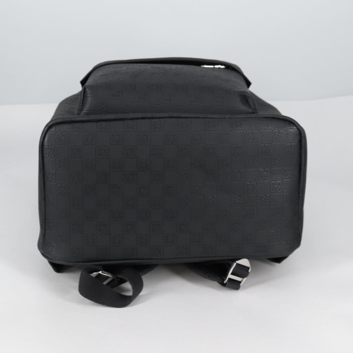 JORDAN Backpack Polyester Black Silver Auth am9000