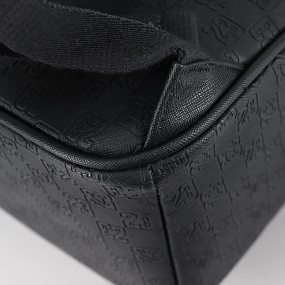 JORDAN Backpack Polyester Black Silver Auth am9000