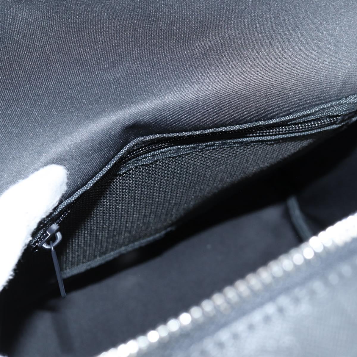 JORDAN Backpack Polyester Black Silver Auth am9000