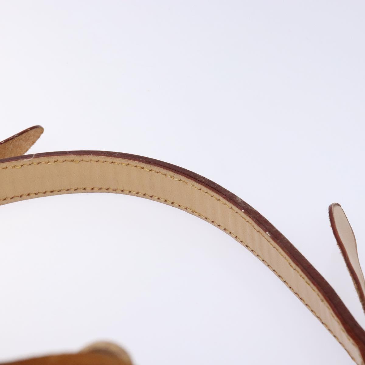 ETRO Paisley Shoulder Bag PVC Brown Gold Auth am9020