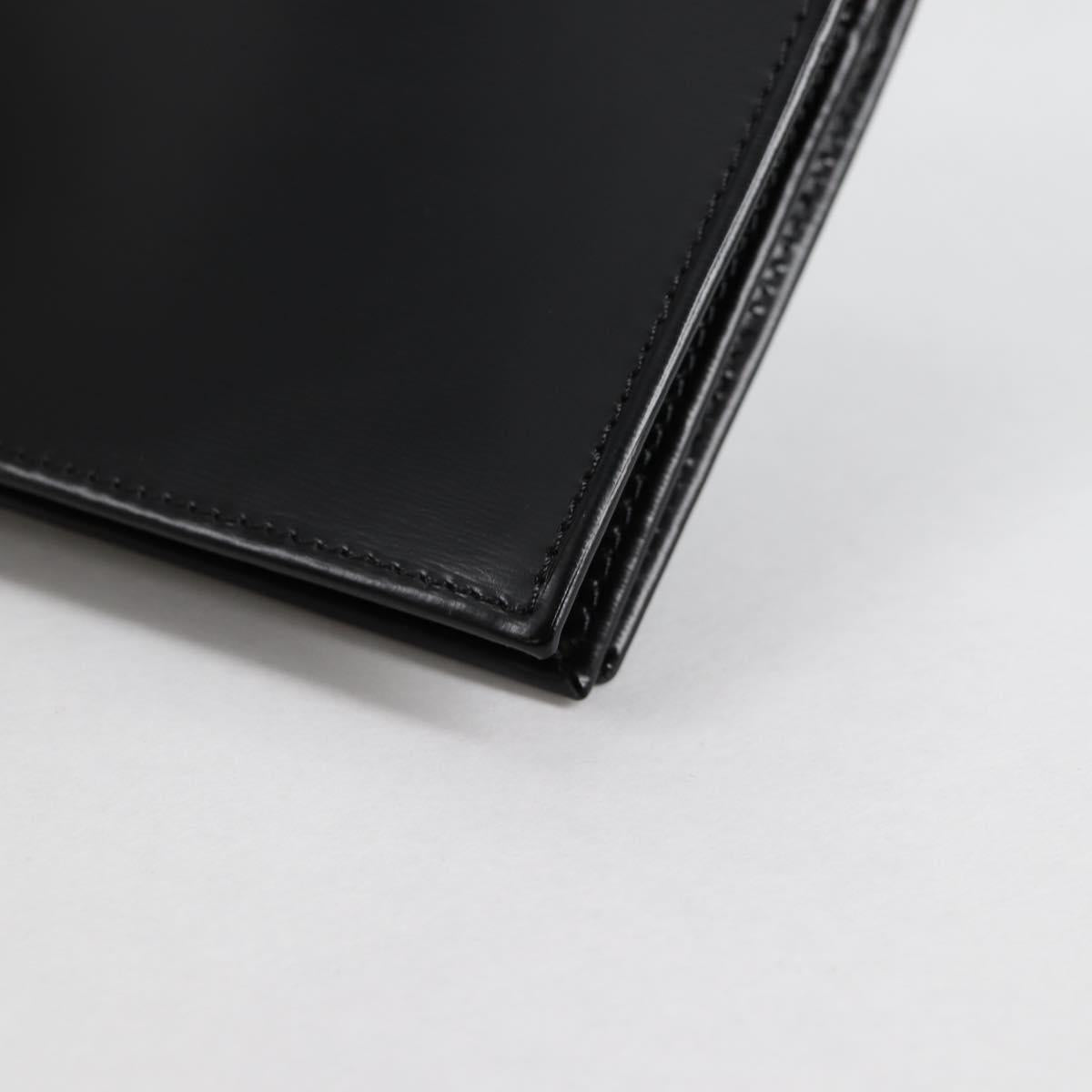 CARTIER Long Wallet Leather Black Auth am9023V