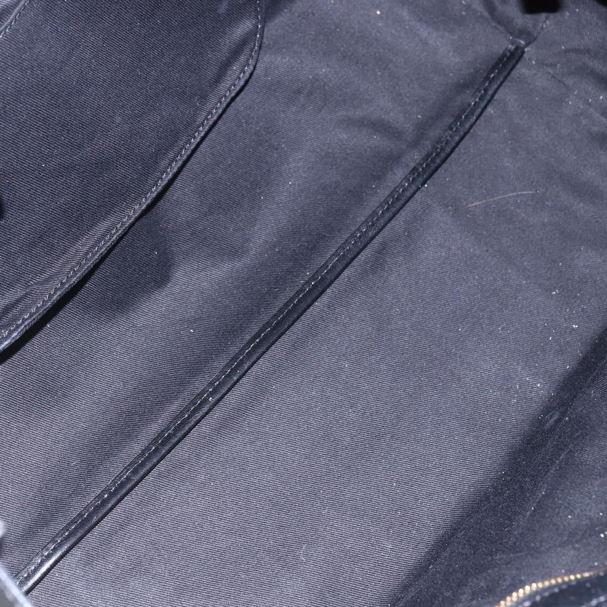 Chloe Alice Hand Bag Leather 2way Beige Black gold Auth am9028