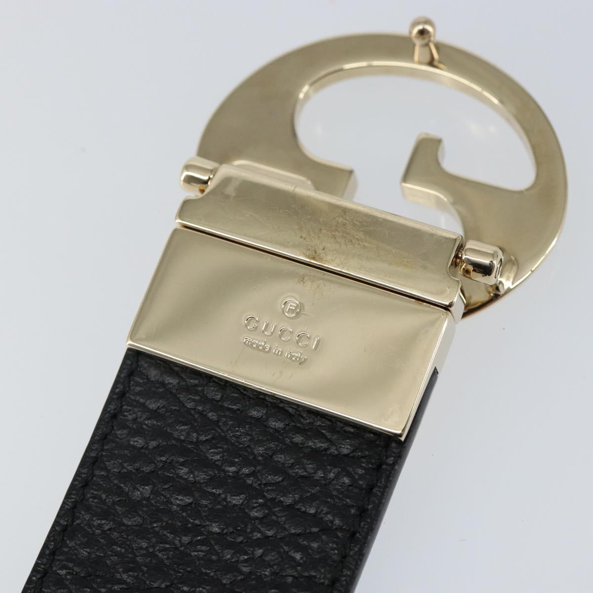 GUCCI Belt Leather Outlet Turquoise Blue Auth am9038