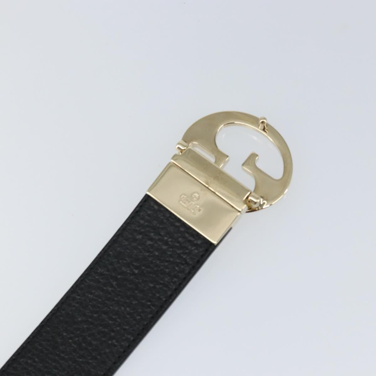 GUCCI Belt Leather Outlet Turquoise Blue Auth am9038