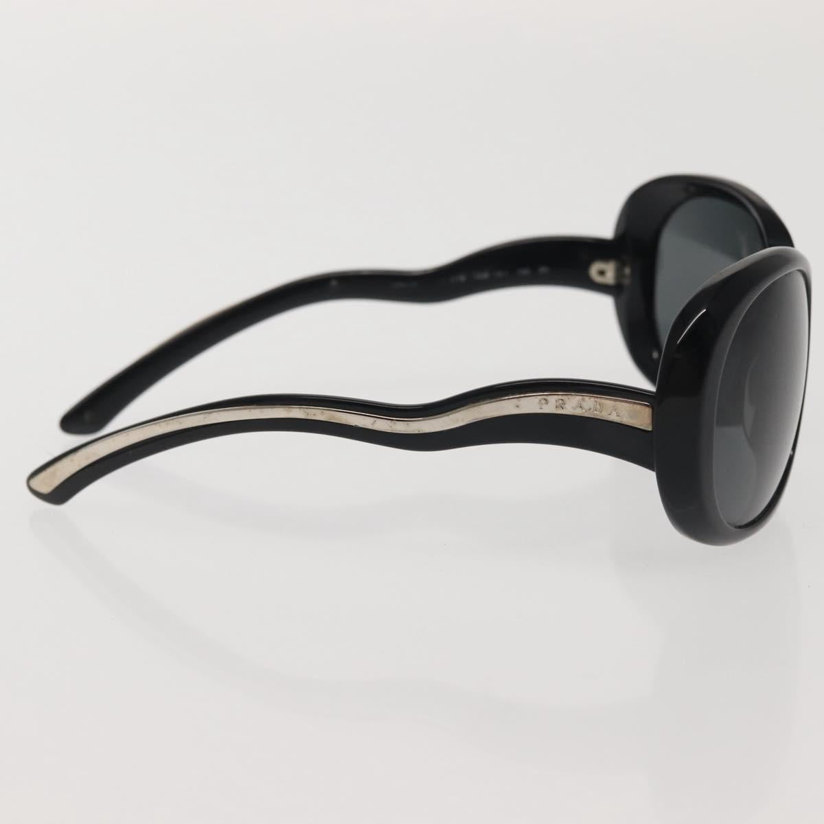 PRADA Sunglasses plastic Black Auth am9039