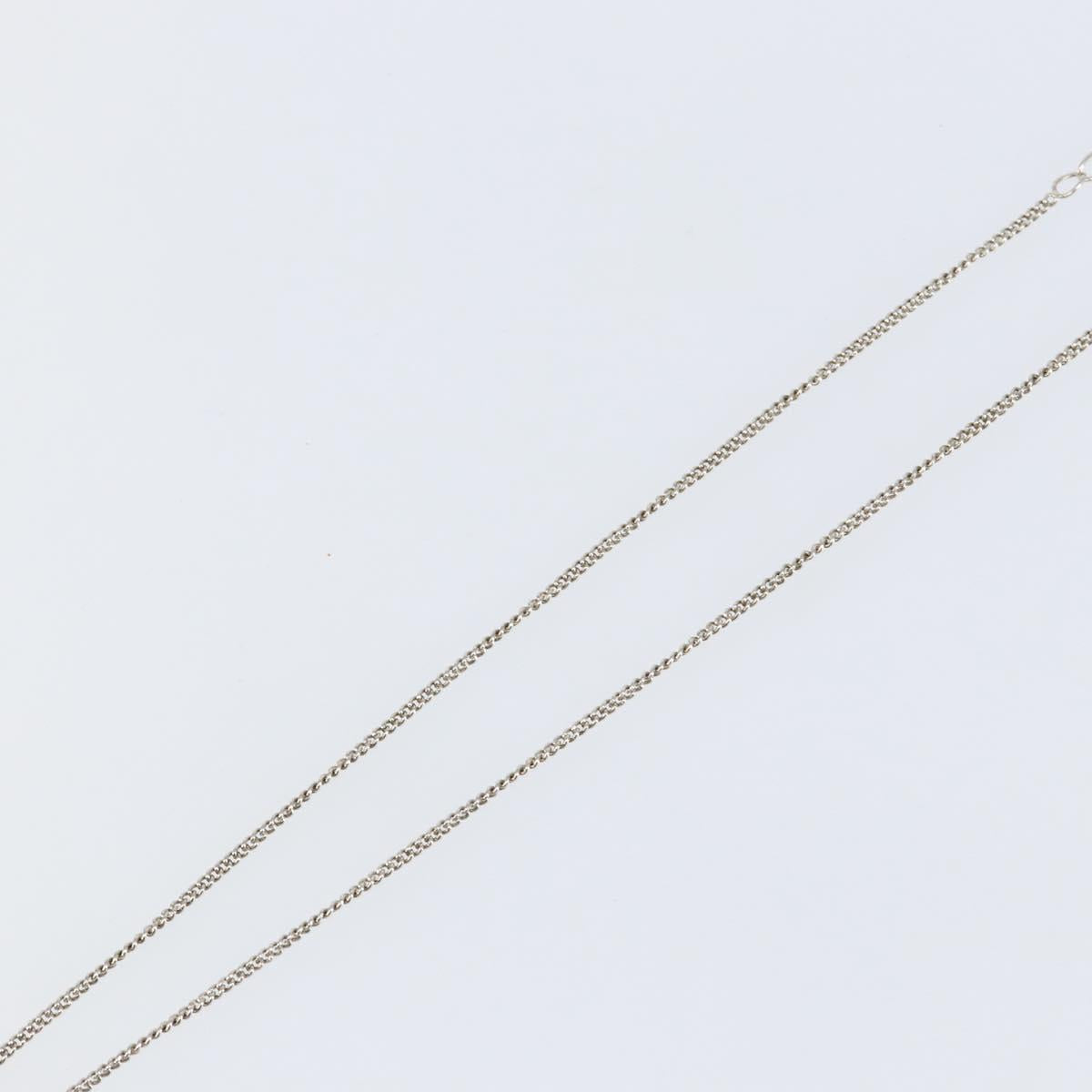 Salvatore Ferragamo Gancini Necklace metal Silver Auth am9040V