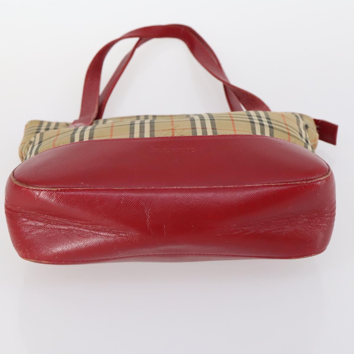 BURBERRY Nova Check Shoulder Bag Canvas 2Set Navy Beige Auth am9041