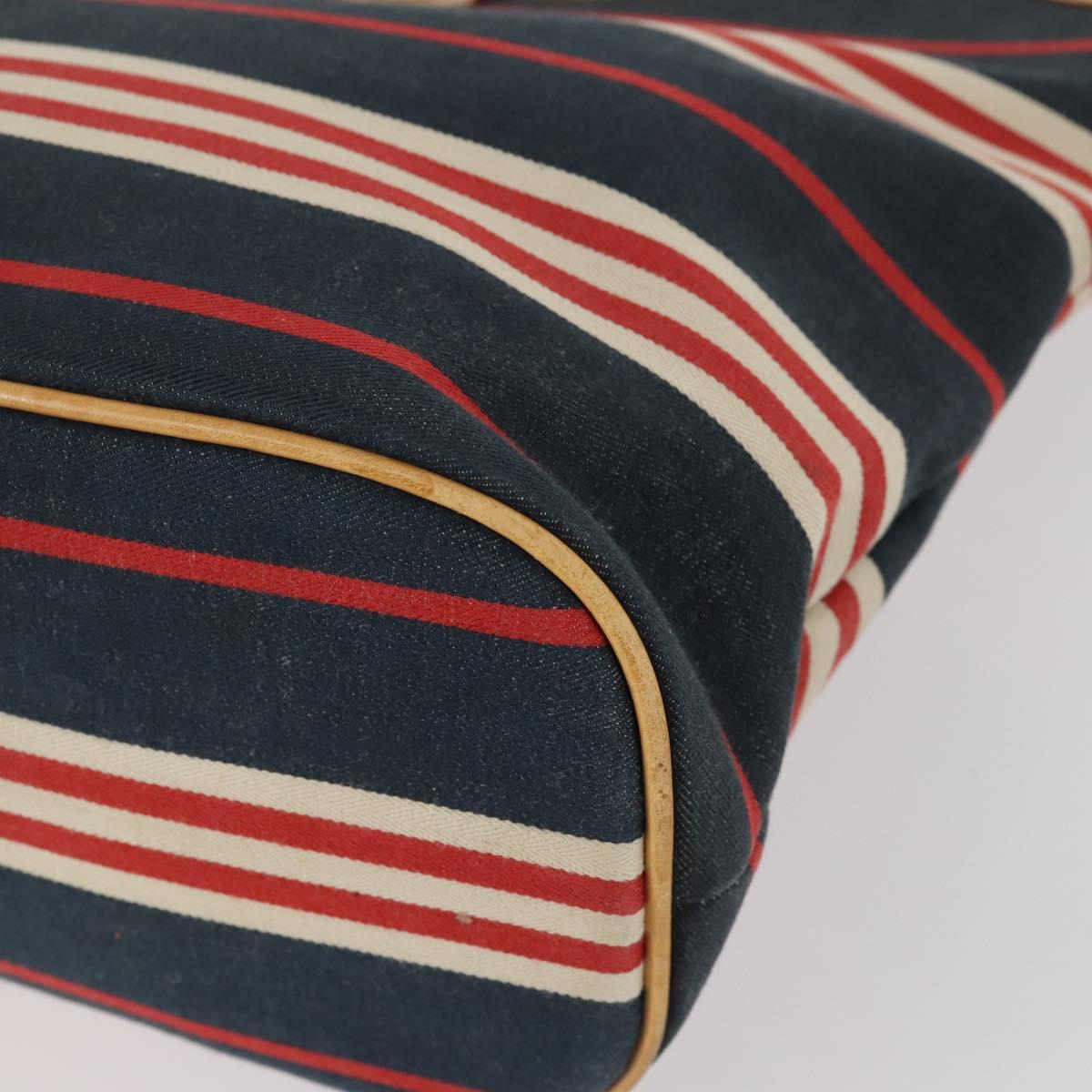 BURBERRY Nova Check Shoulder Bag Canvas 2Set Navy Beige Auth am9041