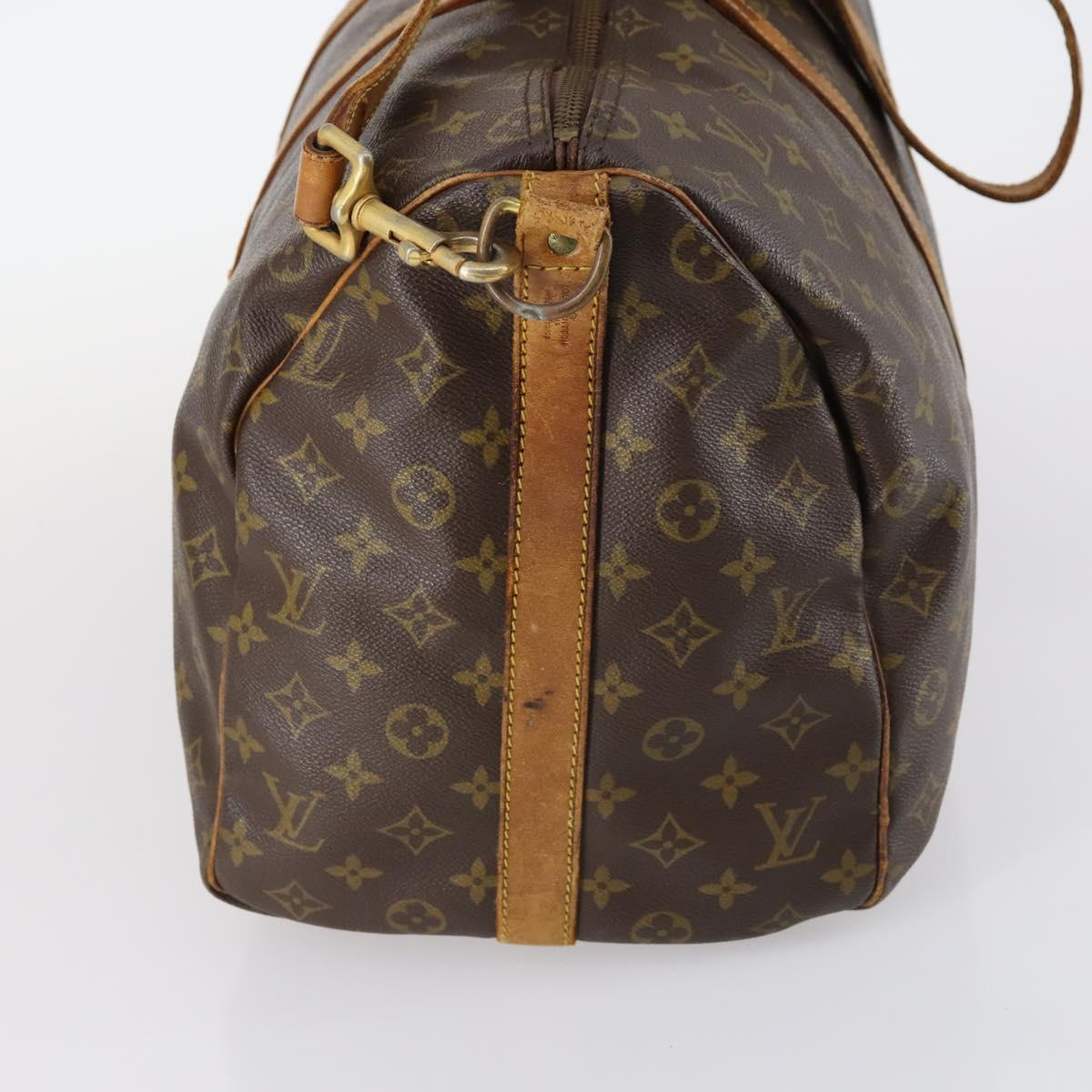 LOUIS VUITTON Monogram Keepall Bandouliere 50 Hand Bag M41416 LV Auth am9045
