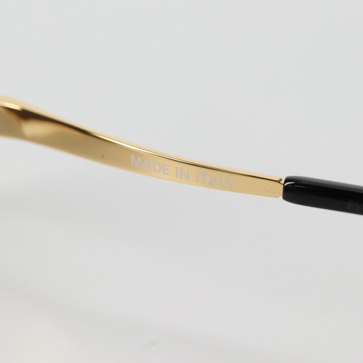BALENCIAGA Sunglasses plastic Gold Auth am9066M