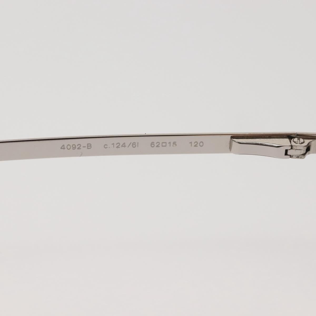 CHANEL Sunglasses plastic Silver CC Auth am9070V