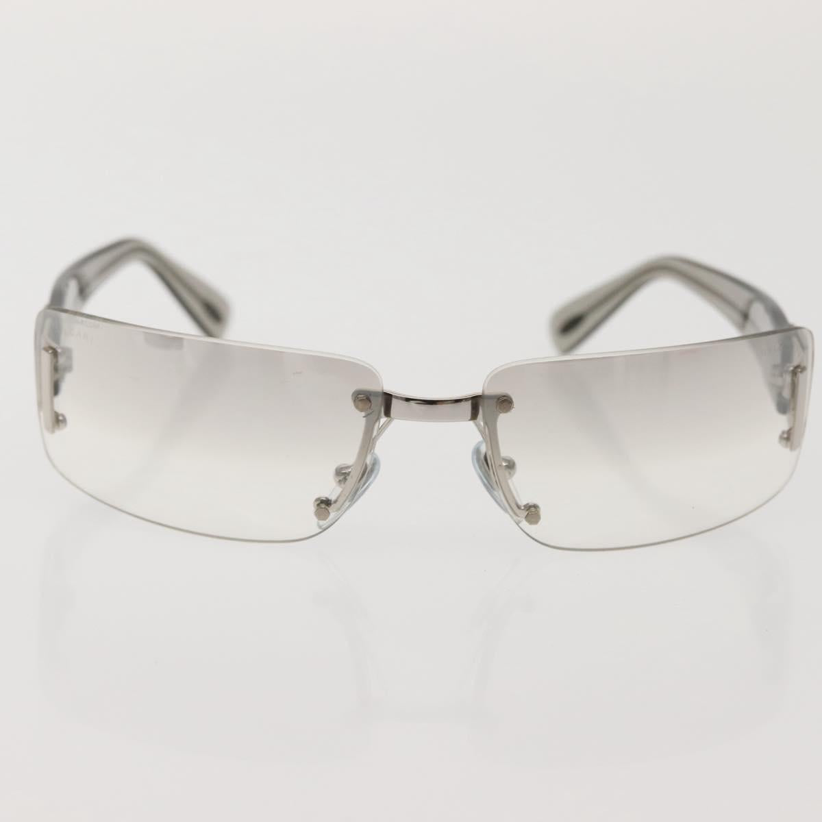 BVLGARI Sunglasses plastic Silver Auth am9072