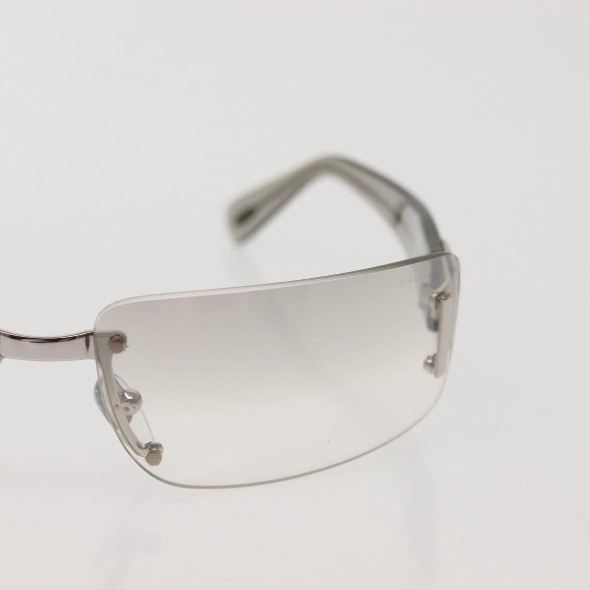 BVLGARI Sunglasses plastic Silver Auth am9072
